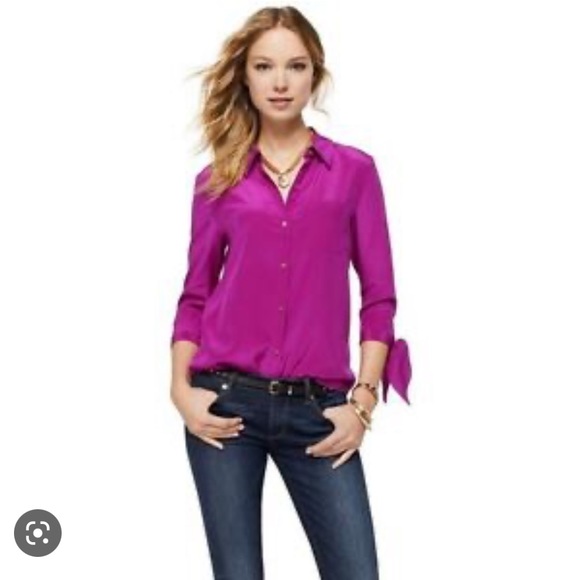 Juicy Couture Ellie Blouse 100% silk blouse - Picture 2 of 8